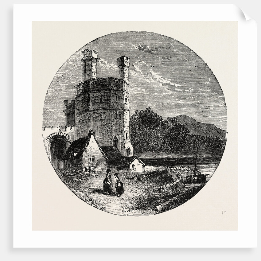Eagle Tower Carnarvon Castle. by Anonymous