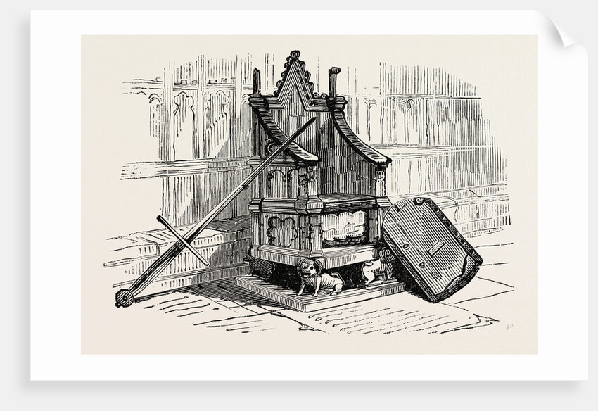 Coronation Chair with the Royal Stone from Scone by Anonymous