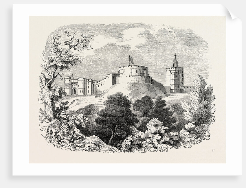 Windsor Castle in the Time of Edward III. by Anonymous