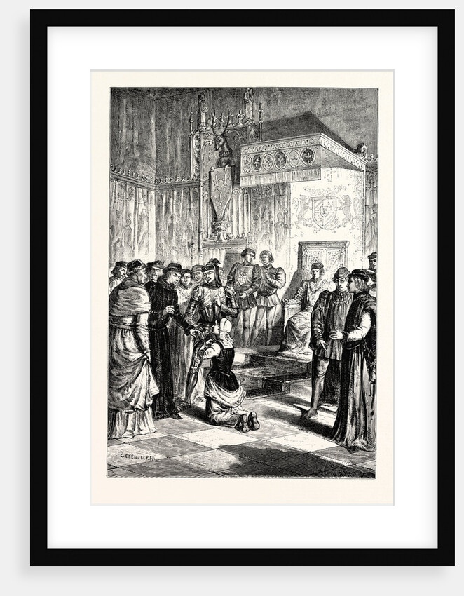Joan of Arc Recognises Charles VII. Among His Courtiers by Anonymous