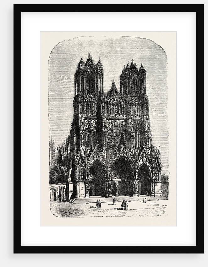 Rheims Cathedral. by Anonymous