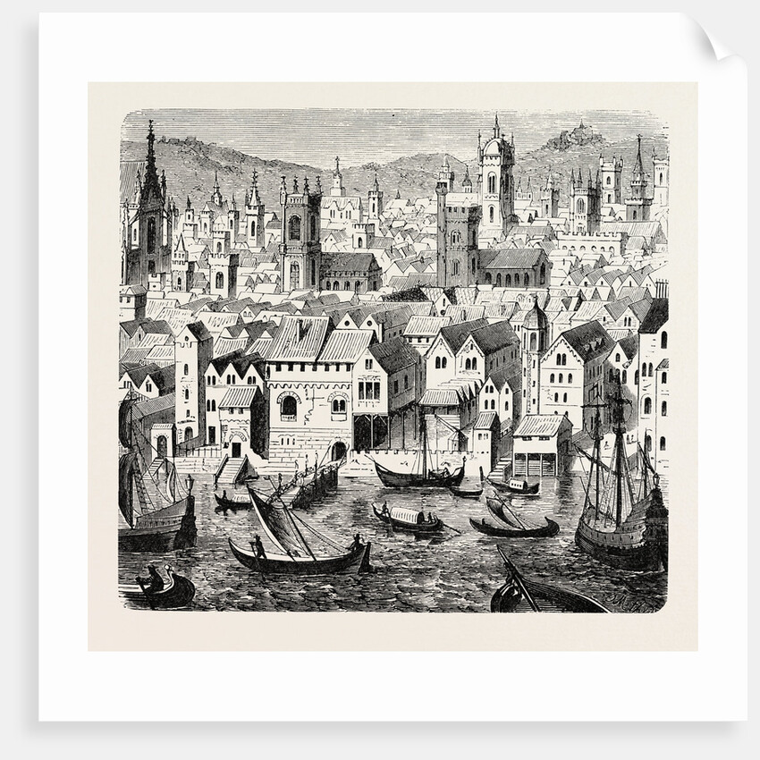 The Steelyard Depot of the Hanseatic Merchants in London by Anonymous