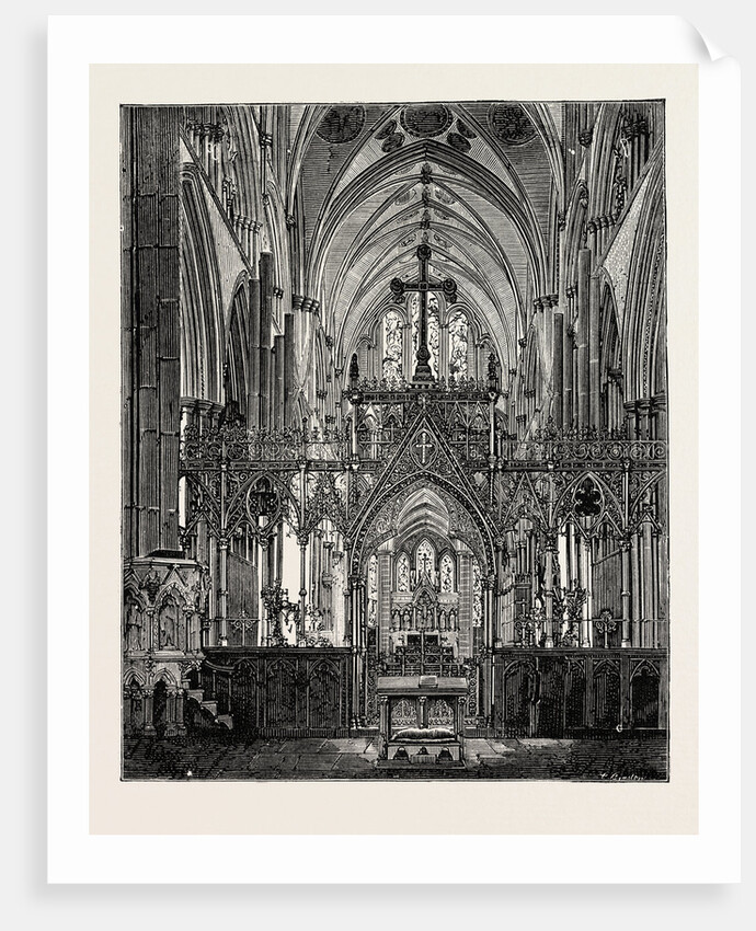 Salisbury Cathedral: The Choir. by Anonymous