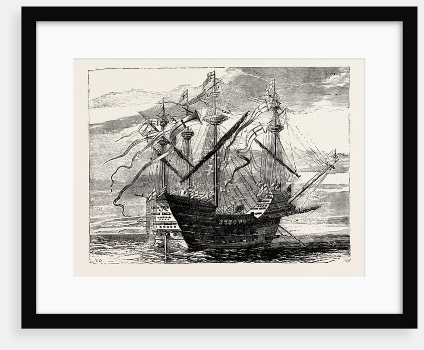 Warship of the Time of Henry VIII. by Anonymous