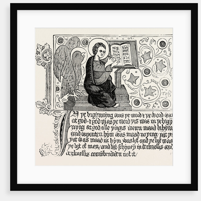 Passage from the First English Bible: Gospel of St. John Ch. I. by Anonymous