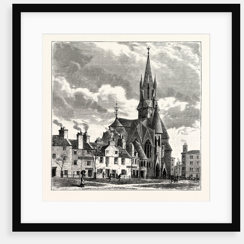 Edinburgh: Wright's Houses and the Barclay Church from Bruntsfield Links. by Anonymous