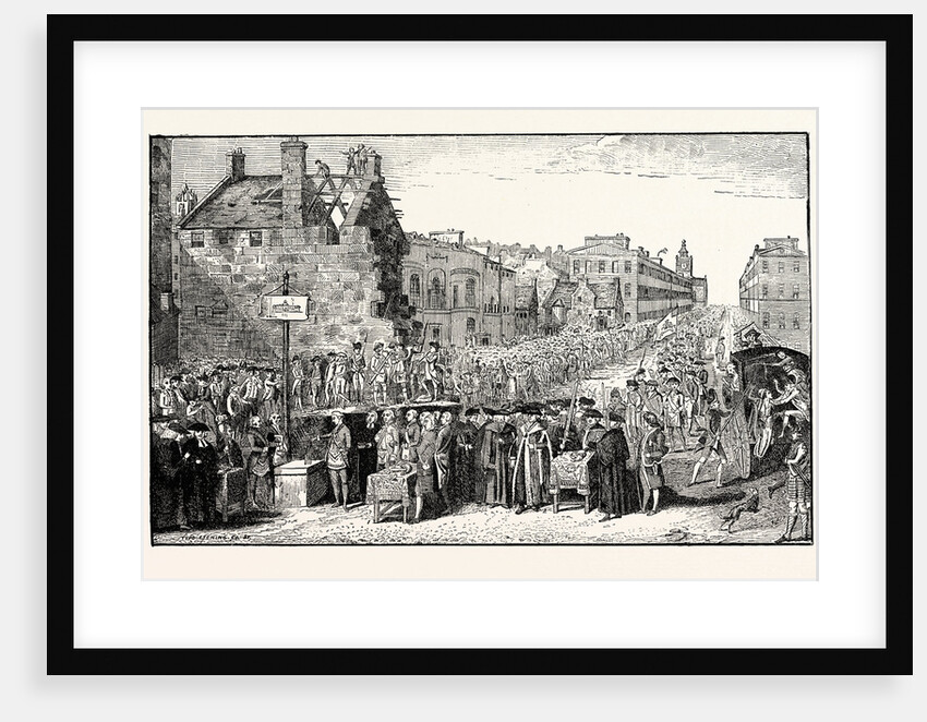 Edinburgh: Laying the Foundation Stone of the New University November 16 1789 by Anonymous