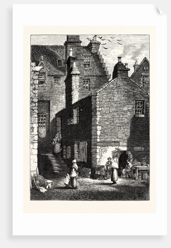 Edinburgh: Grant's Square 1851 Leith the Square in which Existed the Old Parliament Once Occupied in Mary's Time by Anonymous