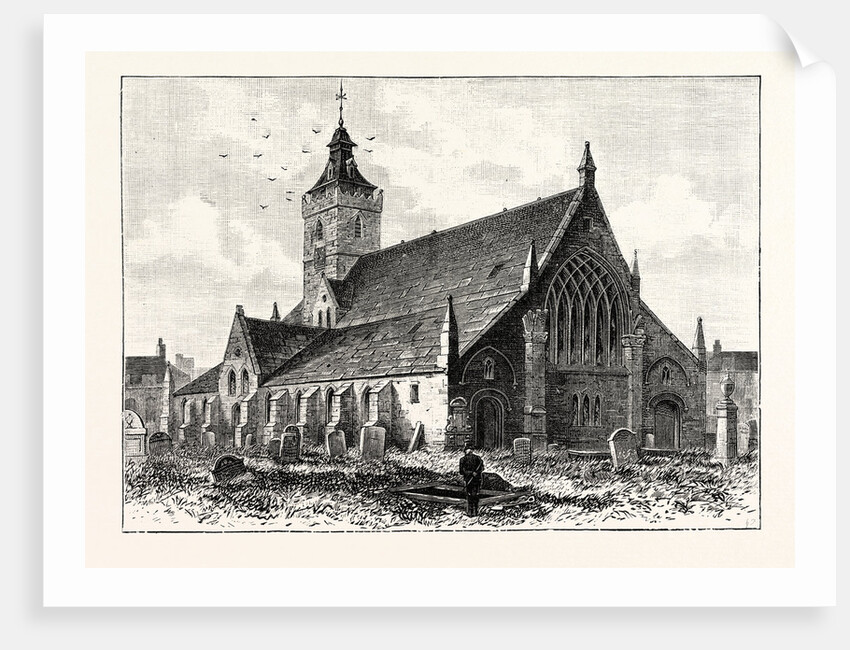 Edinburgh: St. Mary's (South Leith) Church 1820 by Anonymous