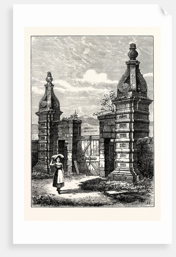 Edinburgh: Old Entrance to Royston (Now Caroline Park) 1851 by Anonymous