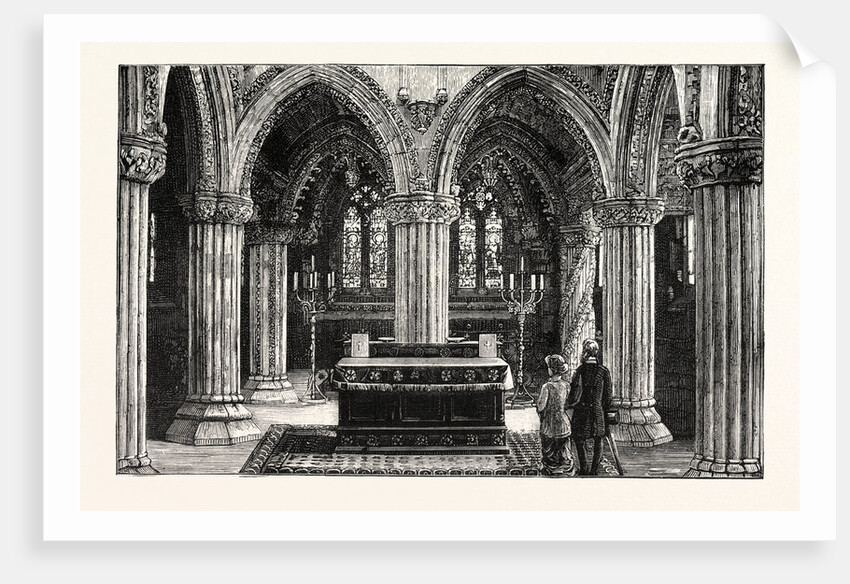 Edinburgh: Roslin Chapel: The Chancel by Anonymous