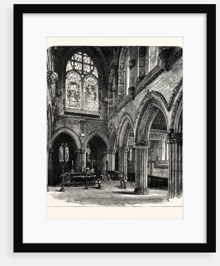 Edinburgh: Roslin Chapel: Interior by Anonymous