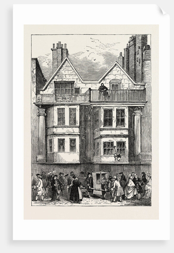 Old Houses in Fleet Street Near St. Dunstan's Church London by Anonymous