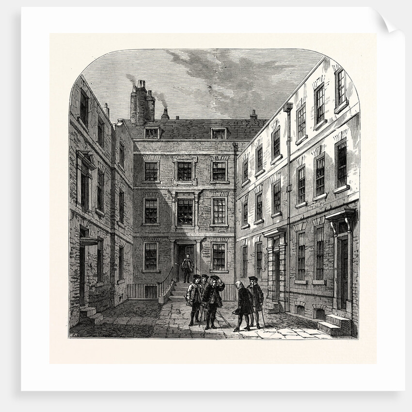 The Royal Society's House in Crane Court London by Anonymous