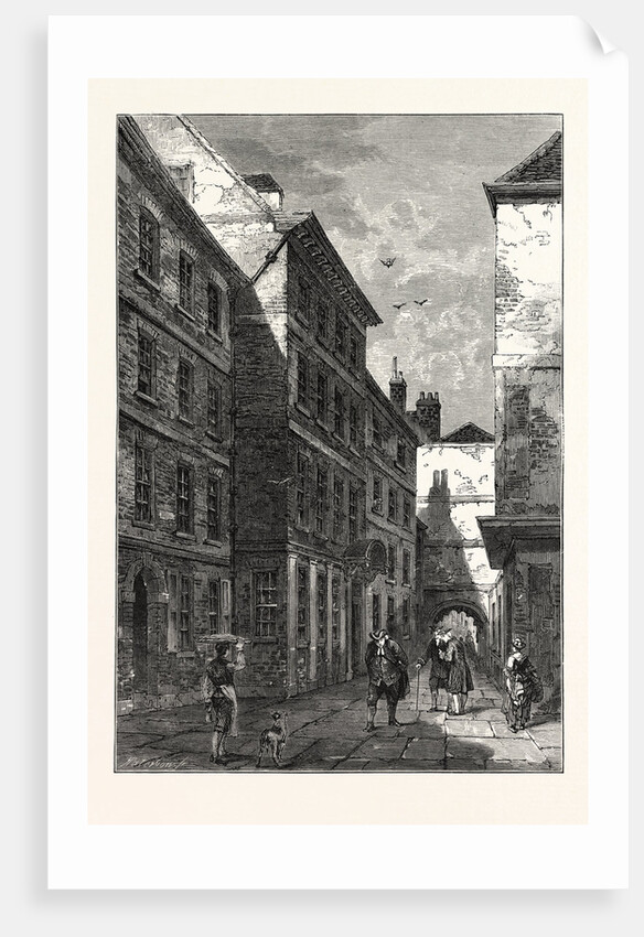 Dr. Johnson's House in the Temple 1780 London by Anonymous