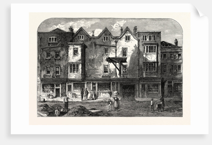 Oldbourne Hall Shoe Lane 1823 London by Anonymous
