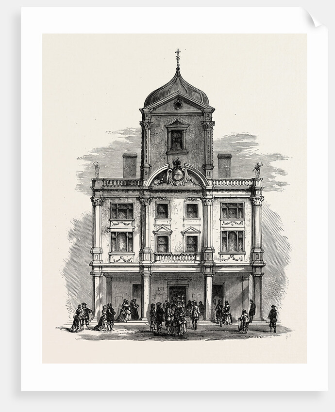 The Dorset Gardens Theatre Whitefriars London by Anonymous