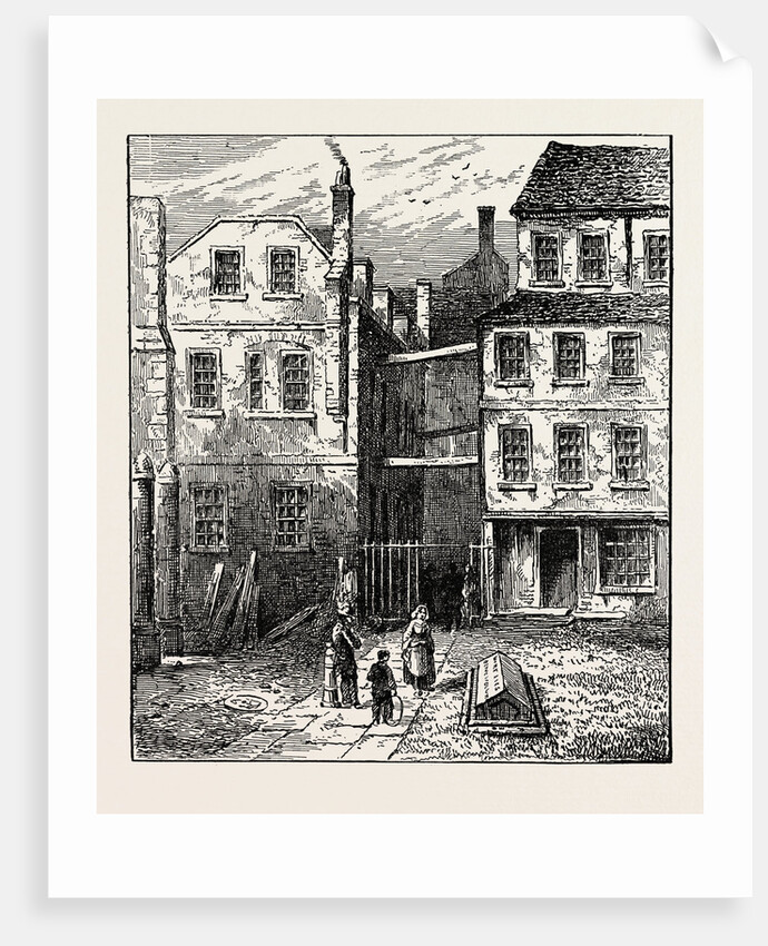 Goldsmith's Tomb in 1860 London by Anonymous