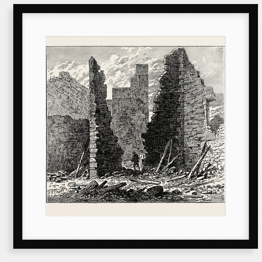 Ruins of the Barbican on Ludgate Hill 1792 London by Anonymous