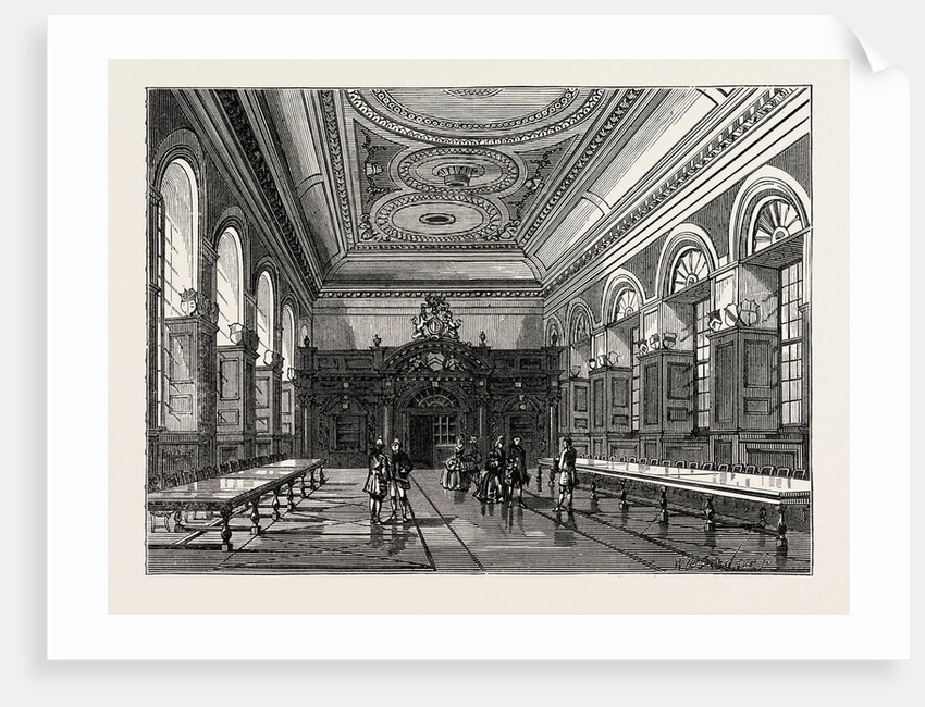 Interior of Stationers' Hall 1876 London by Anonymous