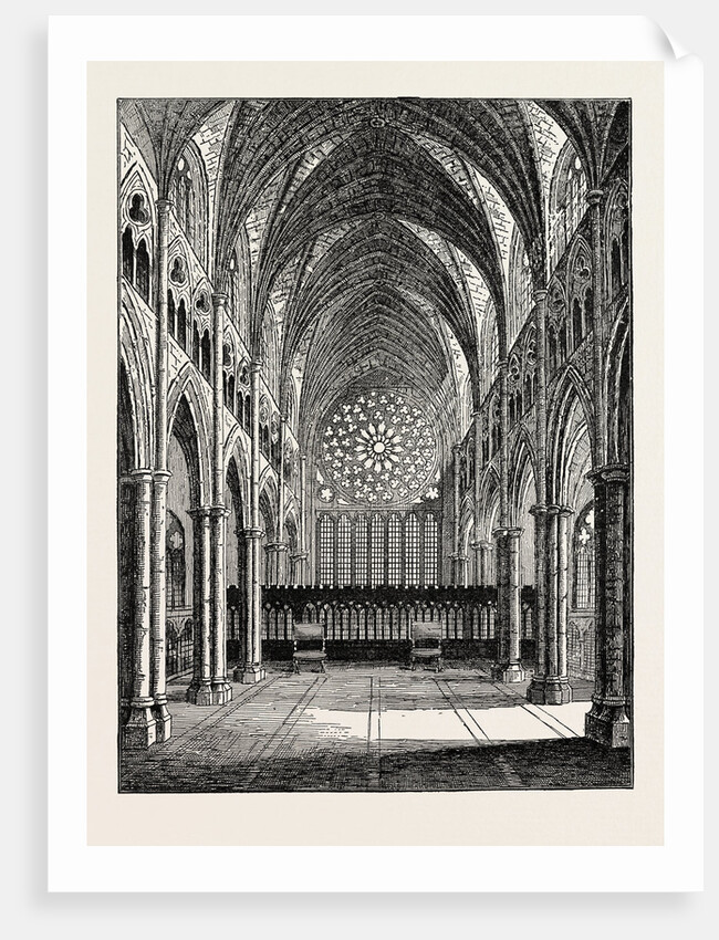 Old St. Paul's. The Interior Looking East London by Anonymous