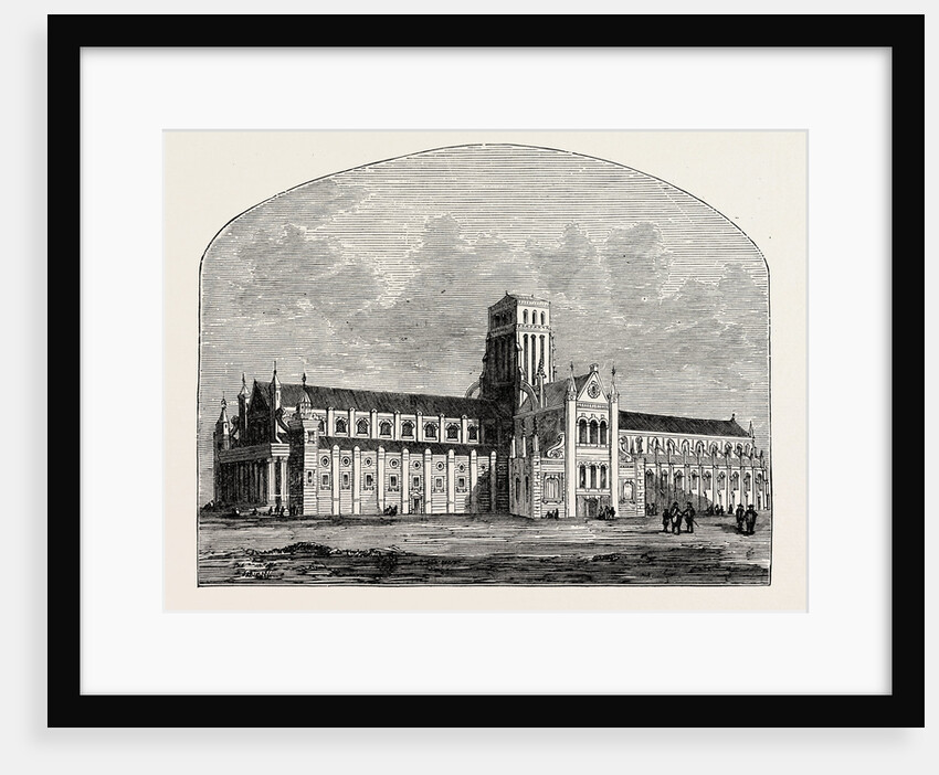 St. Paul's after the Fall of the Spire from a View by Hollar London by Anonymous