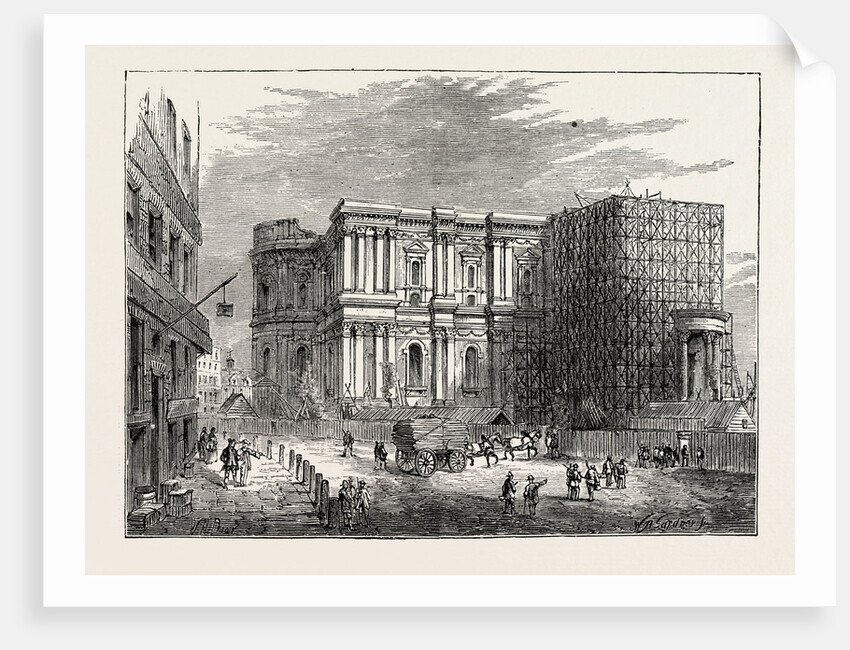 The Rebuilding of St. Paul's Cathedral London by Anonymous