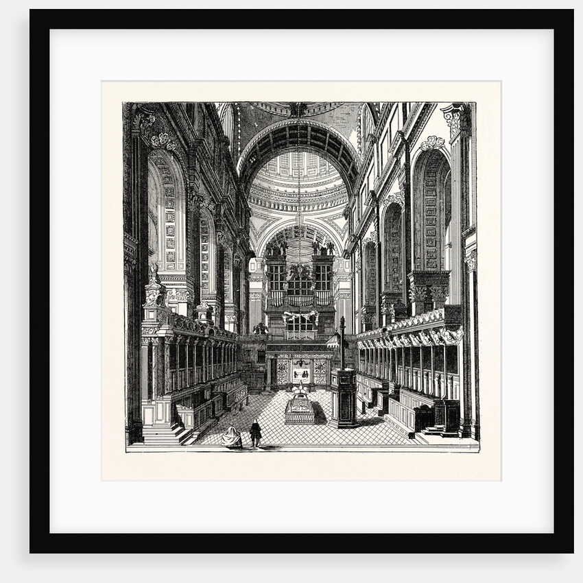 The Choir of St. Paul's Before the Removal of the Screen London by Anonymous