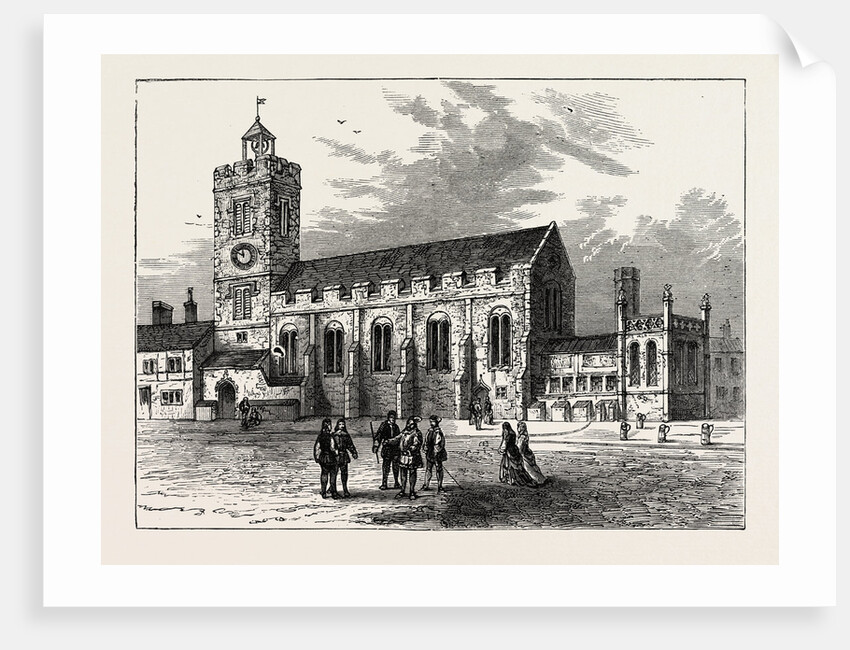 The Church of St. Michael Ad Bladum A.D. 1585 London by Anonymous