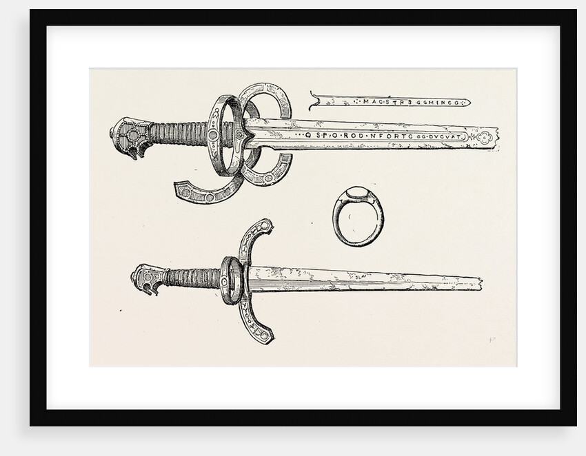 Sword Dagger and Ring of King James IV. of Scotland by Anonymous