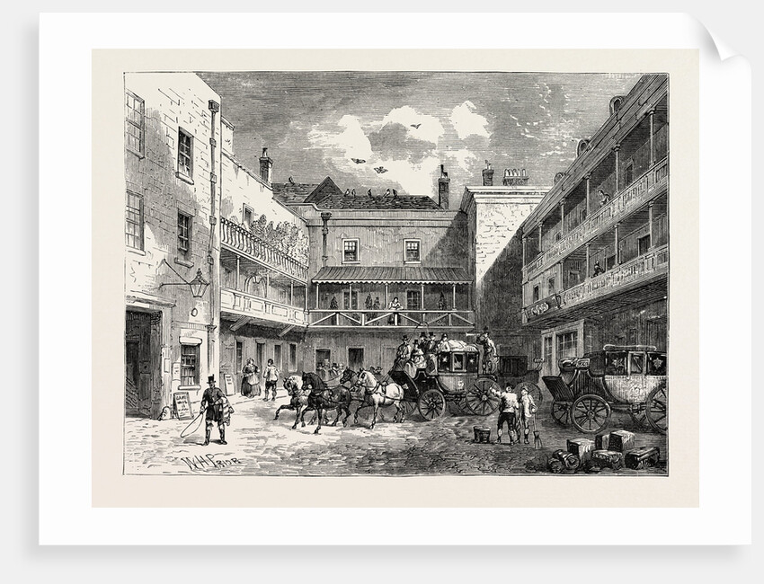 The Swan with Two Necks Lad Lane London by Anonymous