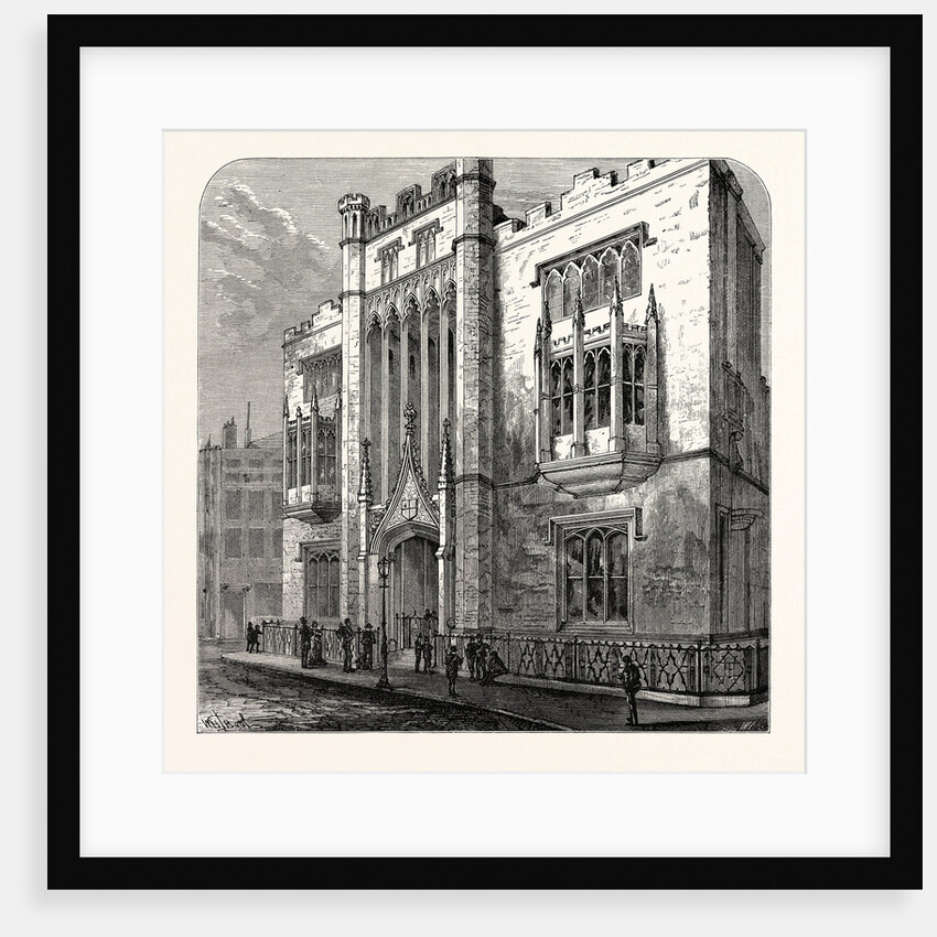 Old City of London School 1879 London by Anonymous