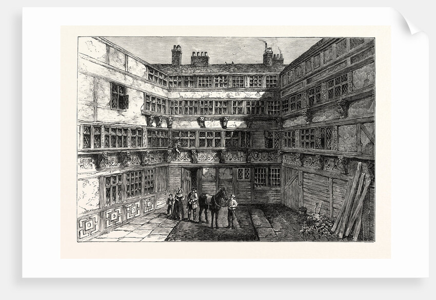 Sir R. Whittington's House Crutched Friars 1803 London by Anonymous