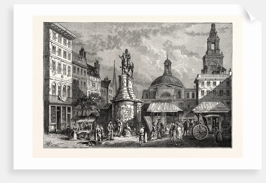 The Stocks' Market Site of the Mansion House London by Anonymous