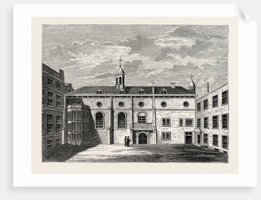 Exterior of Grocers' Hall 1876 London by Anonymous