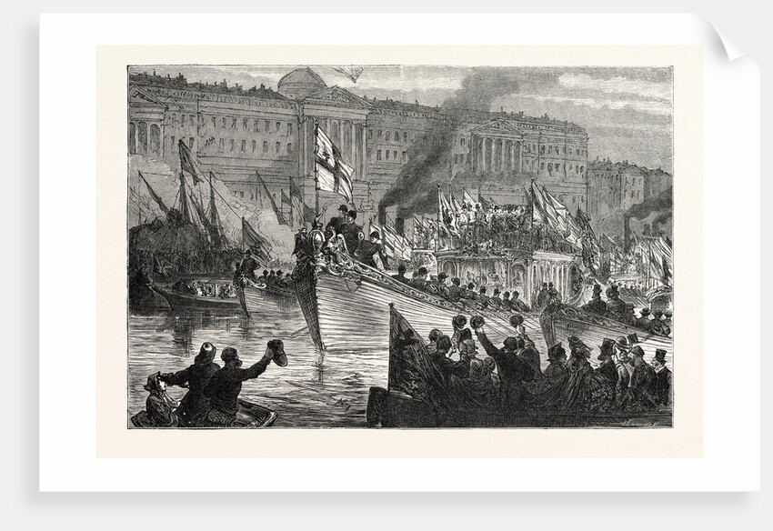 Lord Mayor's Water Procession London by Anonymous