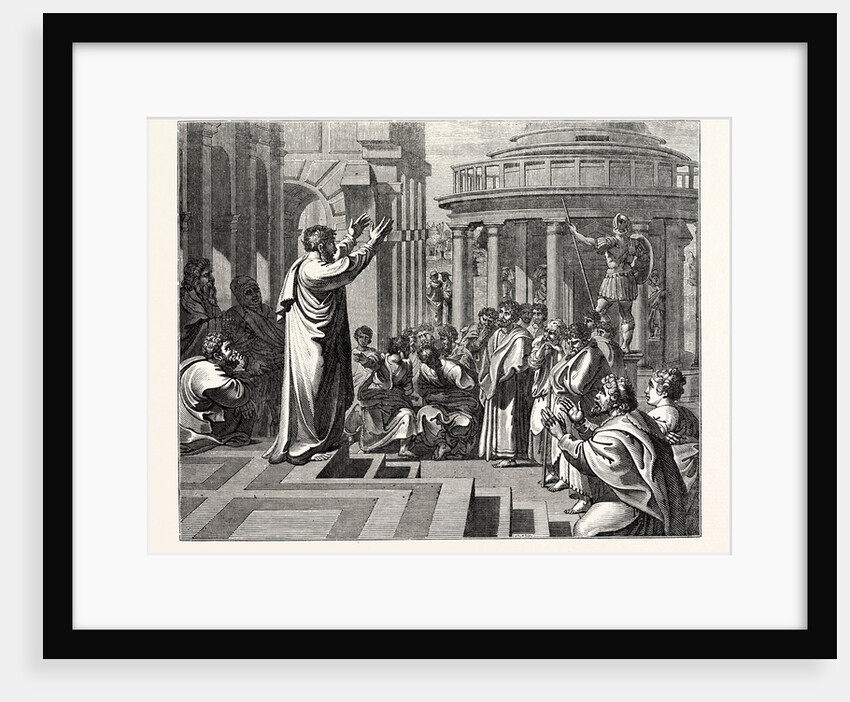 Paul Preaching at Athens by Anonymous