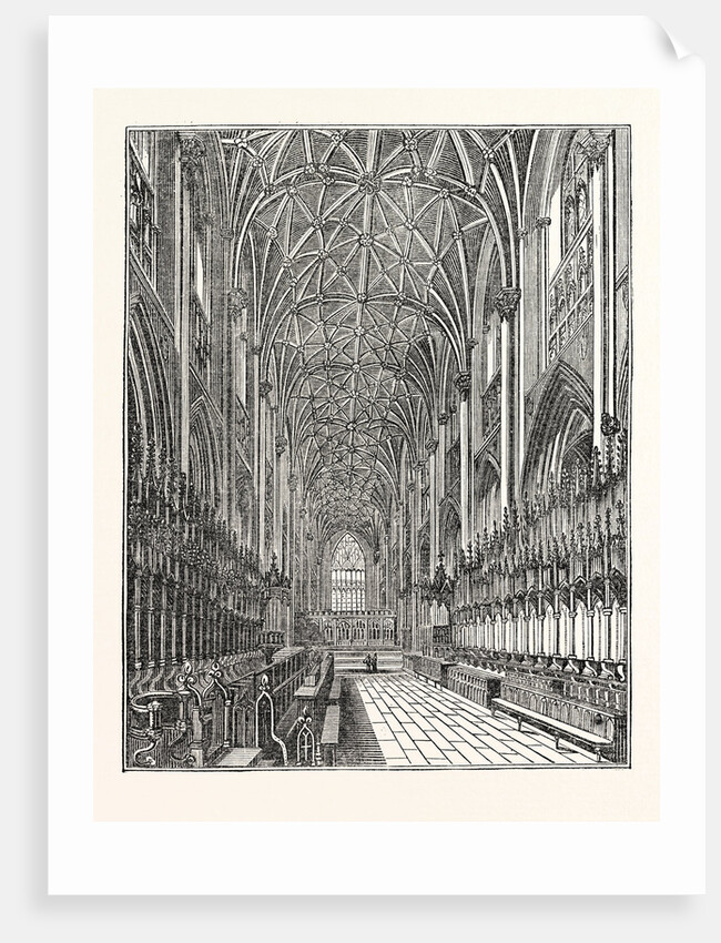 Interior of the Choir of York Minster by Anonymous