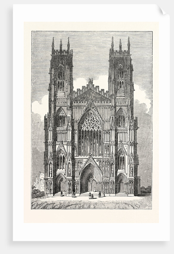 West Front of York Minster by Anonymous