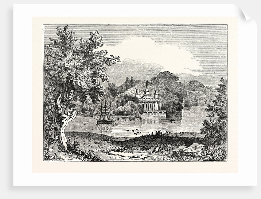 Virginia Water: Fishing Temple on the Lake by Anonymous