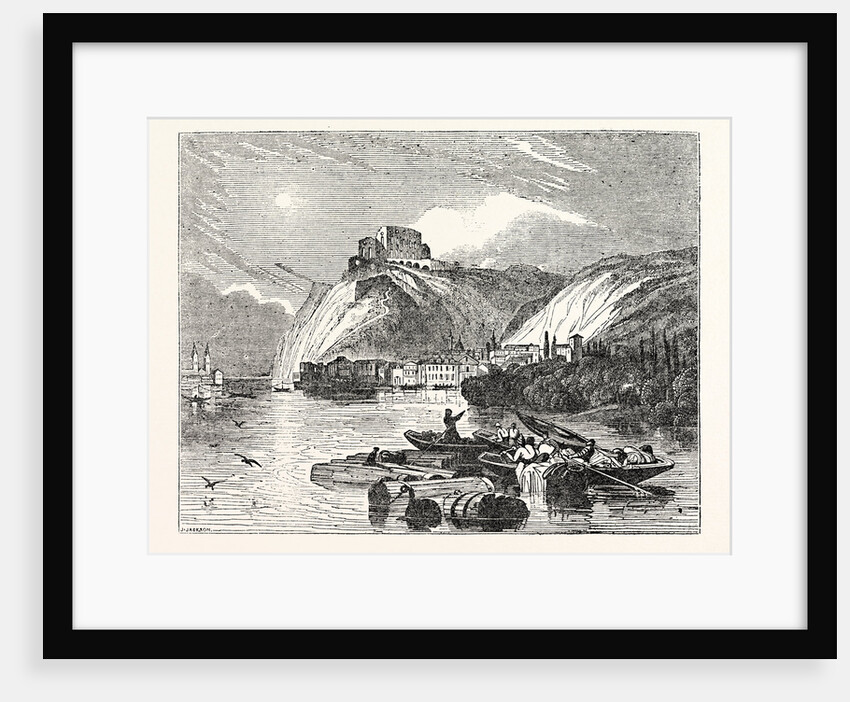 View of the Castle of Ehrenbreitstein from the Rhine by Anonymous