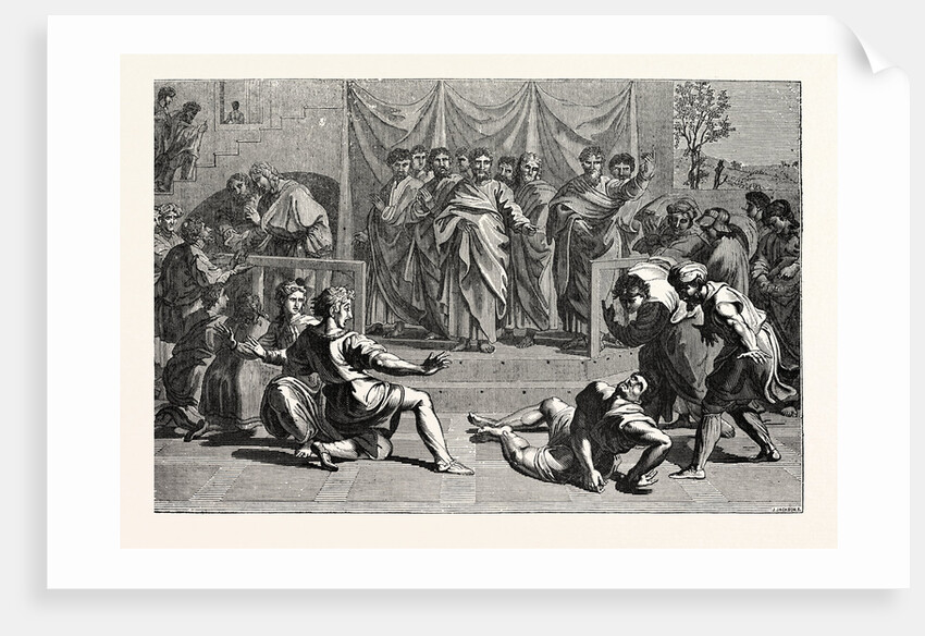 The Death of Ananias by Anonymous