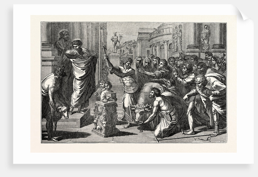 Sacrifice at Lystra by Anonymous