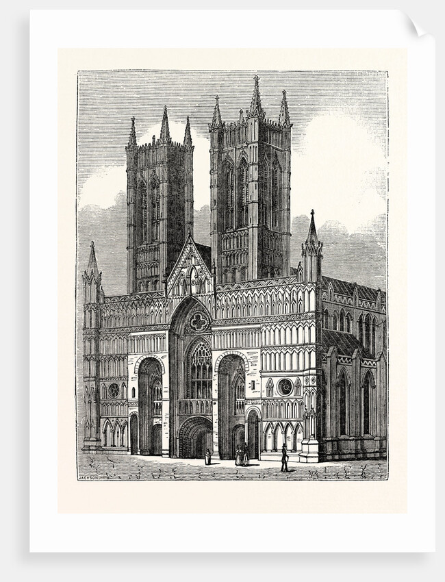 West Front of Lincoln Cathedral by Anonymous