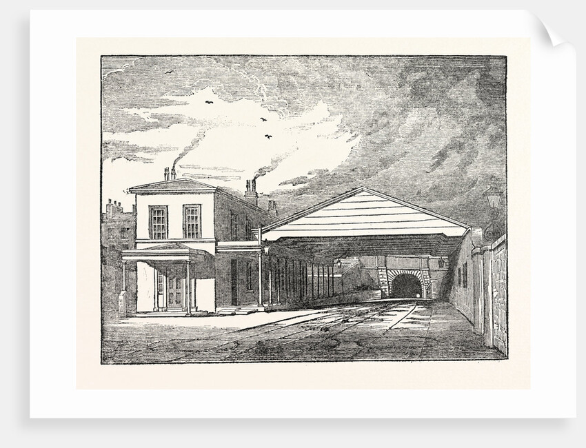 The Manchester and Liverpool Railway: Entrance of the Tunnel at Edge Hill by Anonymous