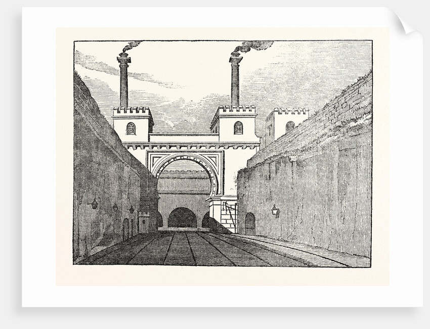 The Manchester and Liverpool Railway: Moorish Arch by Anonymous