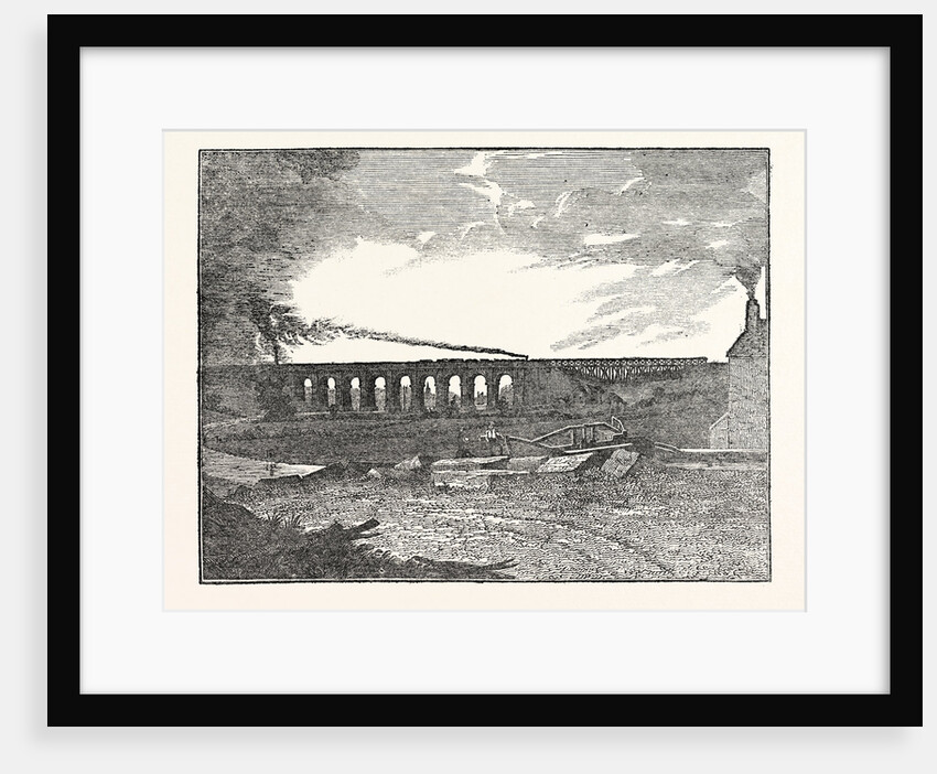 The Manchester and Liverpool Railway: Sankey Viaduct by Anonymous