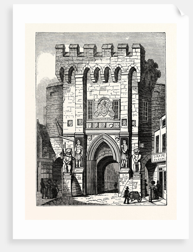 The Bar-Gate at Southampton: North Front of Southampton Gate by Anonymous