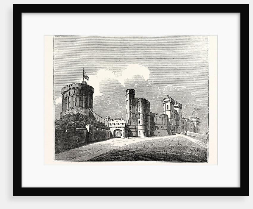 Windsor Castle. Round Tower and South Front by Anonymous