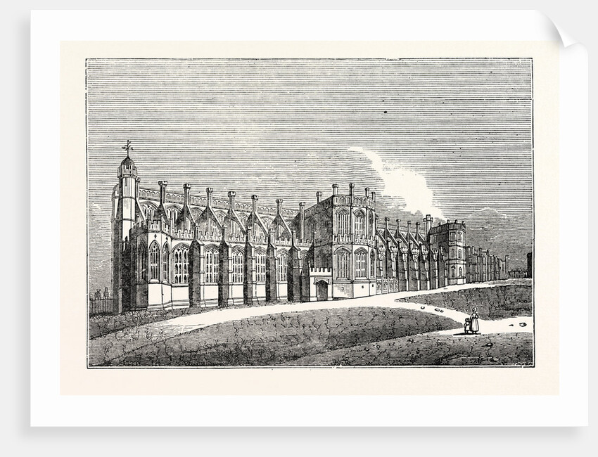 Windsor Castle: St. George's Chapel South Front by Anonymous